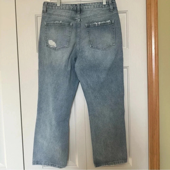 VERVET by Flying Monkey SUPER HIGH RISE DISTRESSED Jeans - Picture 4 of 7